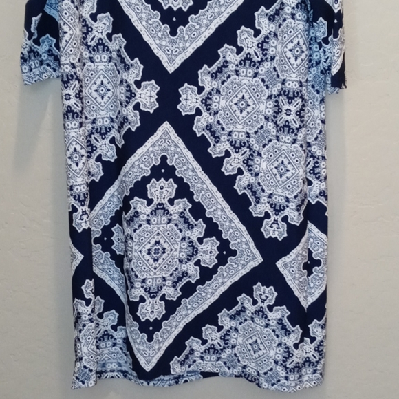 Haani Navy whitte Dress - Picture 3 of 5